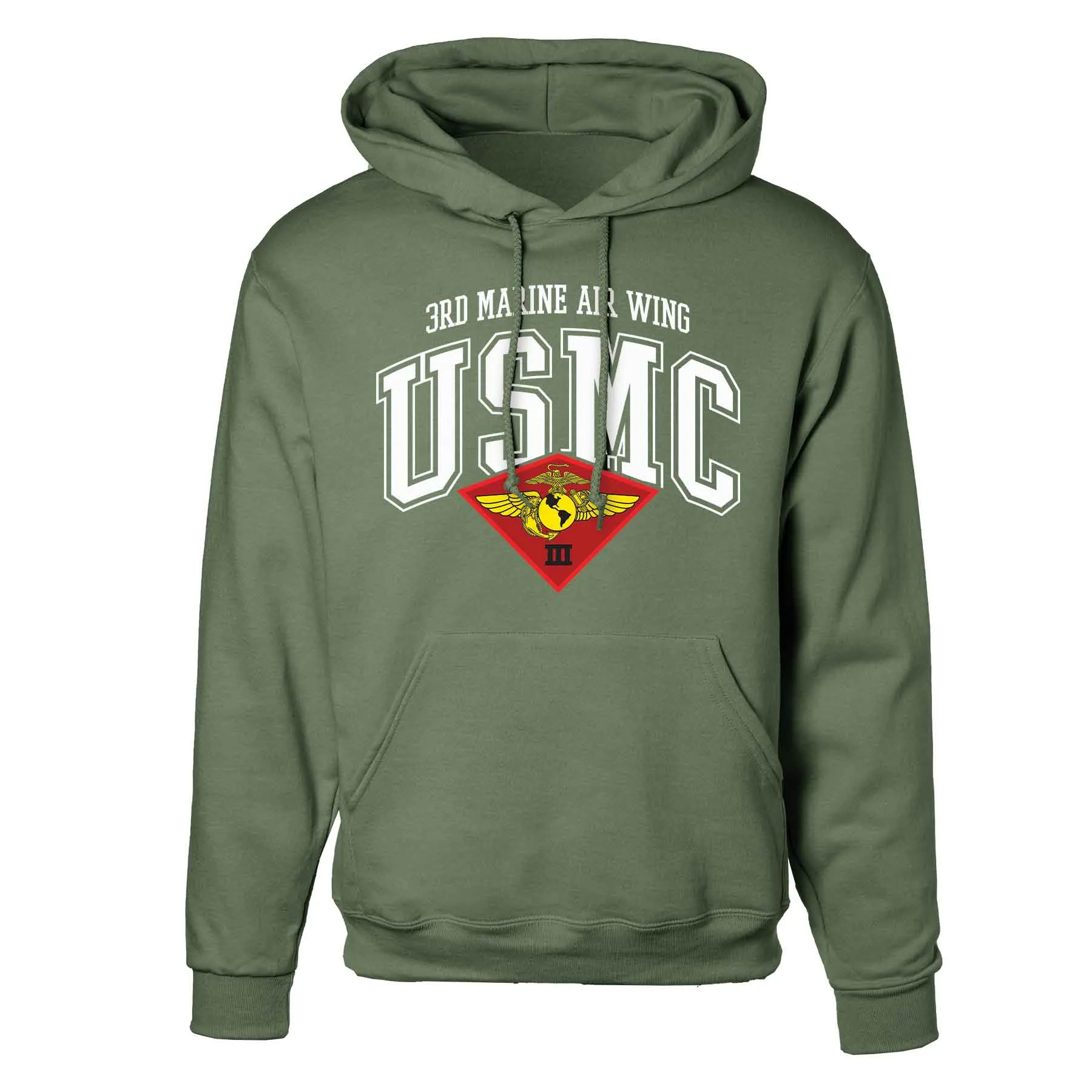 3rd Marine Air Wing Arched Hoodie