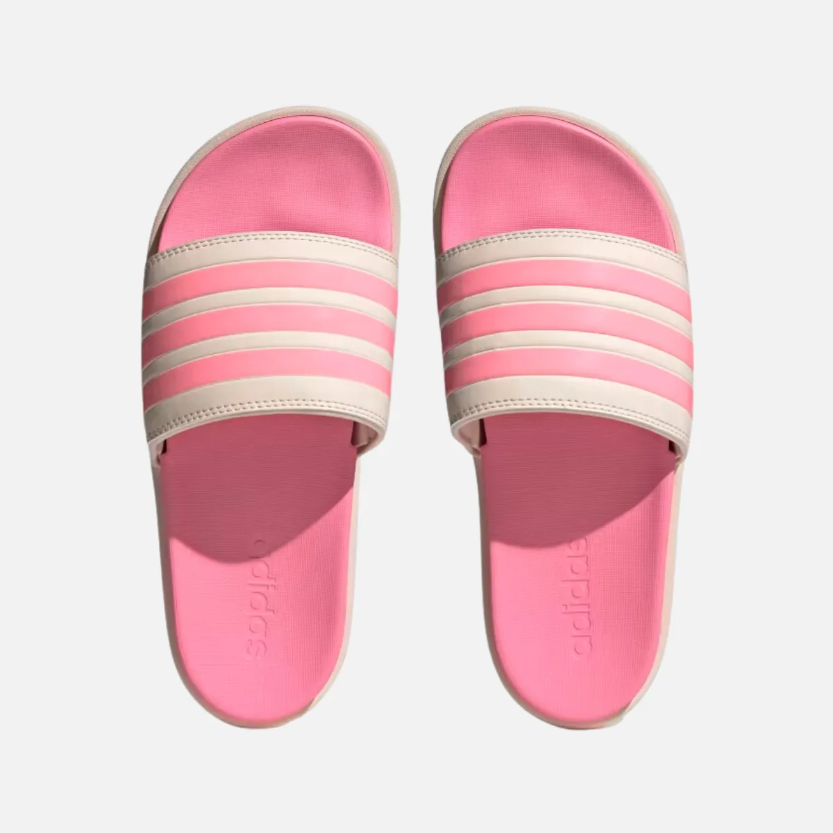 Adidas Adilette Platform Women Slides -Wonder Quartz/Beam Pink/Taupe Met.