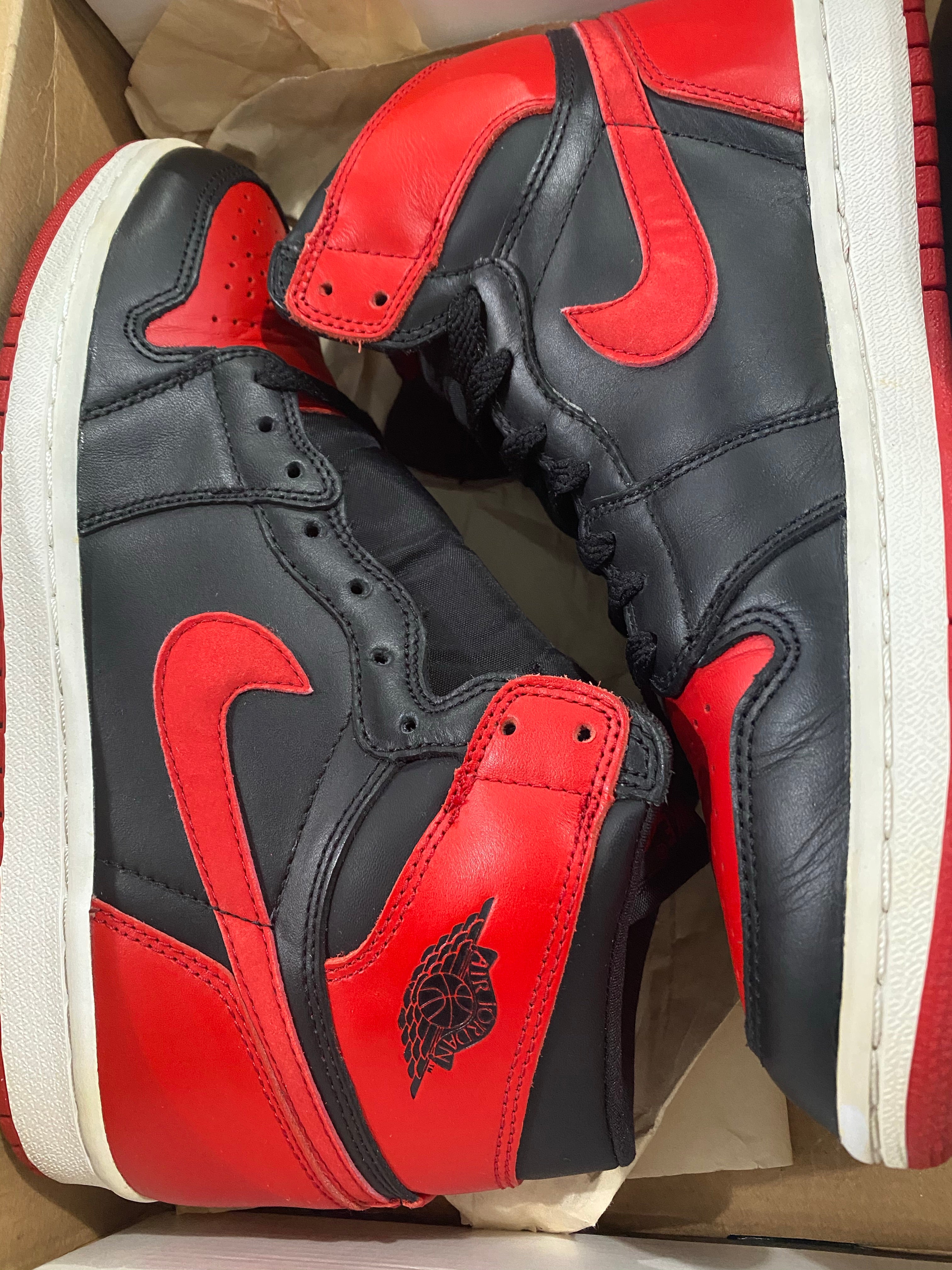 Air Jordan 1 Bred 2001 Used