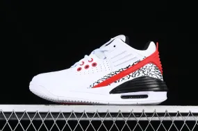 Air Jordan Max Aura 5 White Red Black DZ4353-160