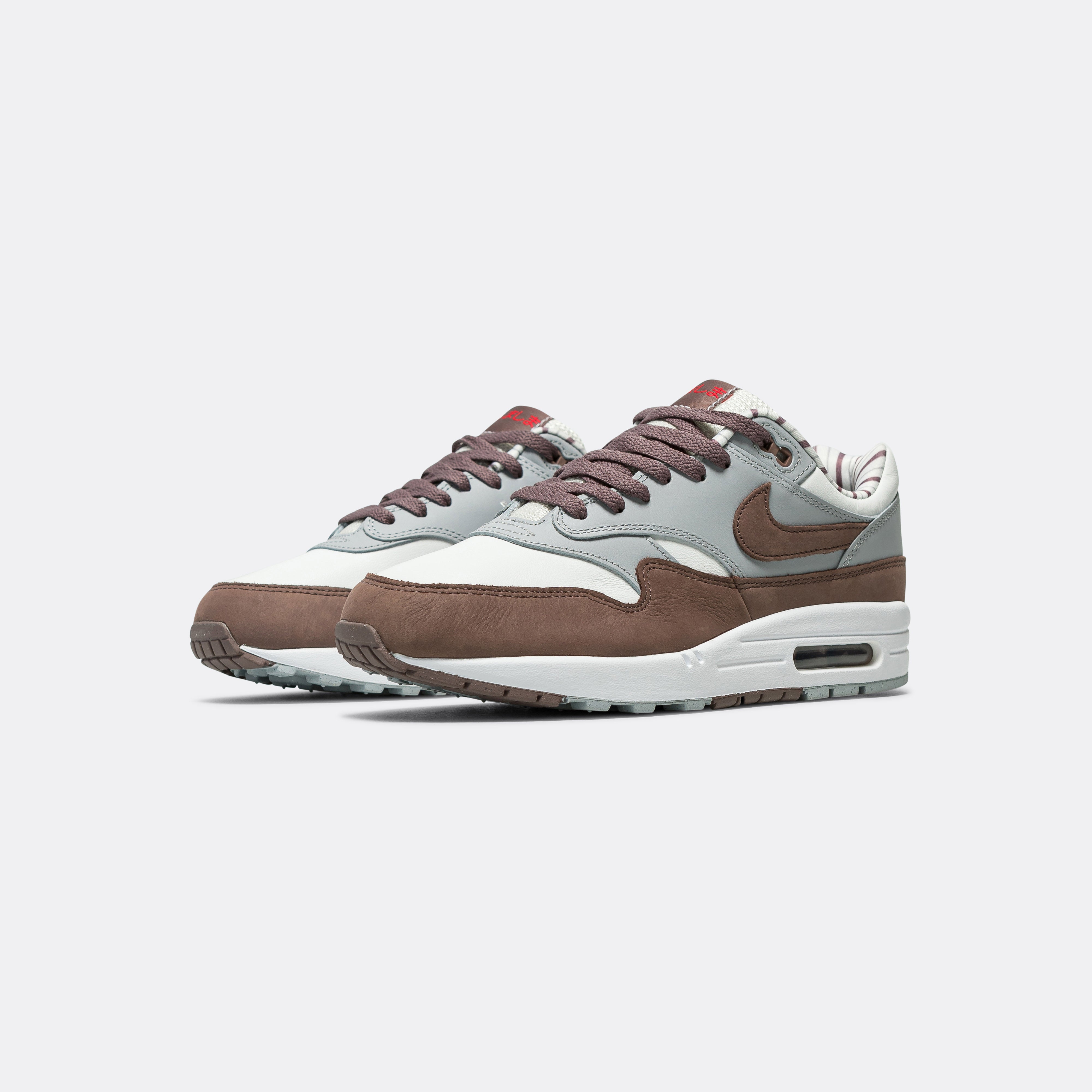 Air Max 1 PRM - Summit White/Plum Eclipse-Wolf Grey