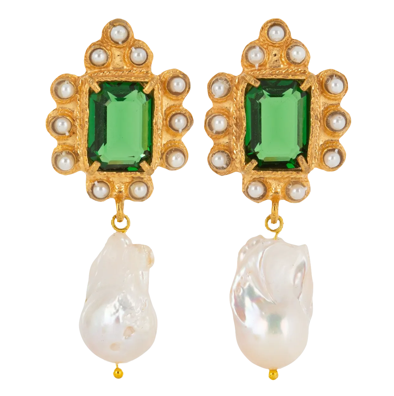 Amalita Earrings Green