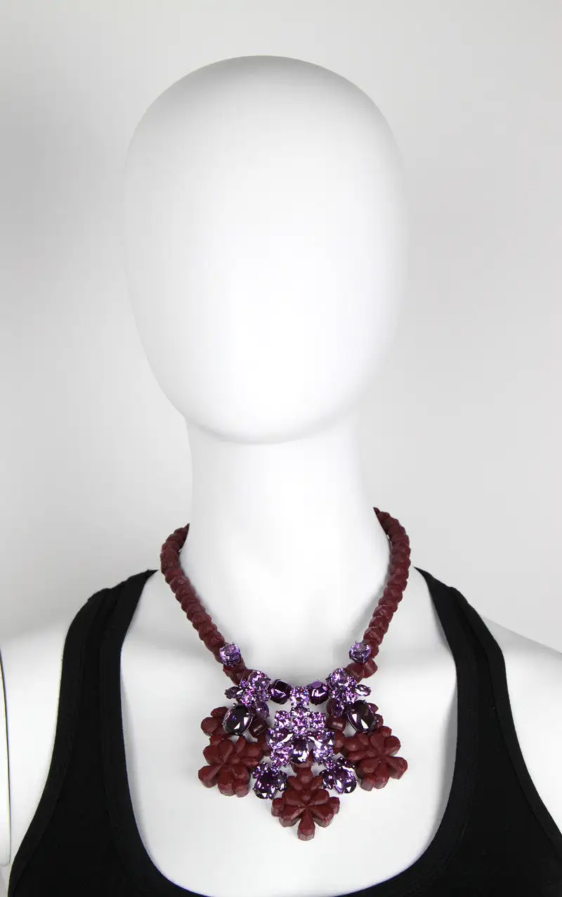 Beverley Necklace, Grape