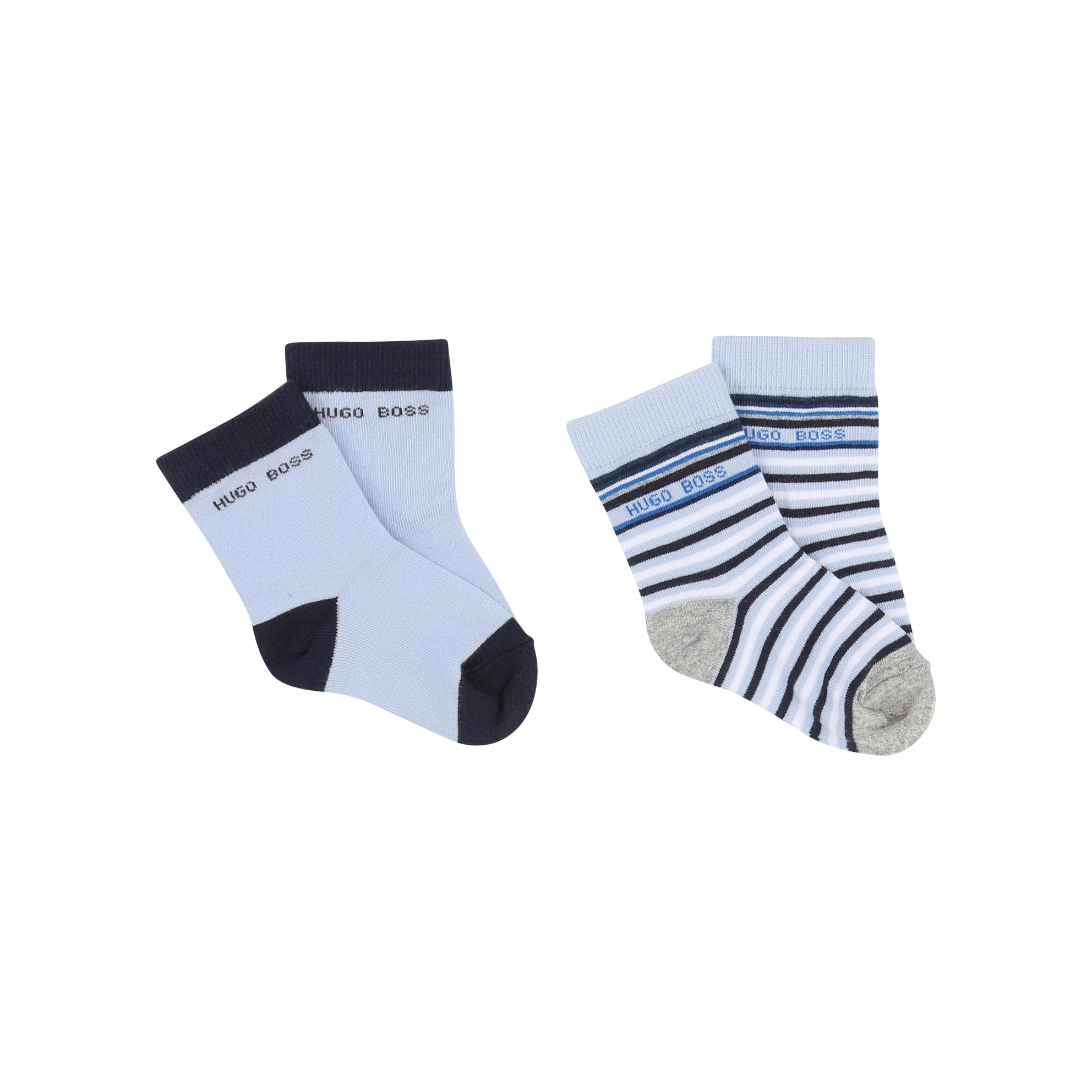 Bicolored And Striped Socks