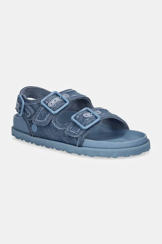 Birkenstock 1774 sandals Milano Stone Washed Denim women's blue color 1028720