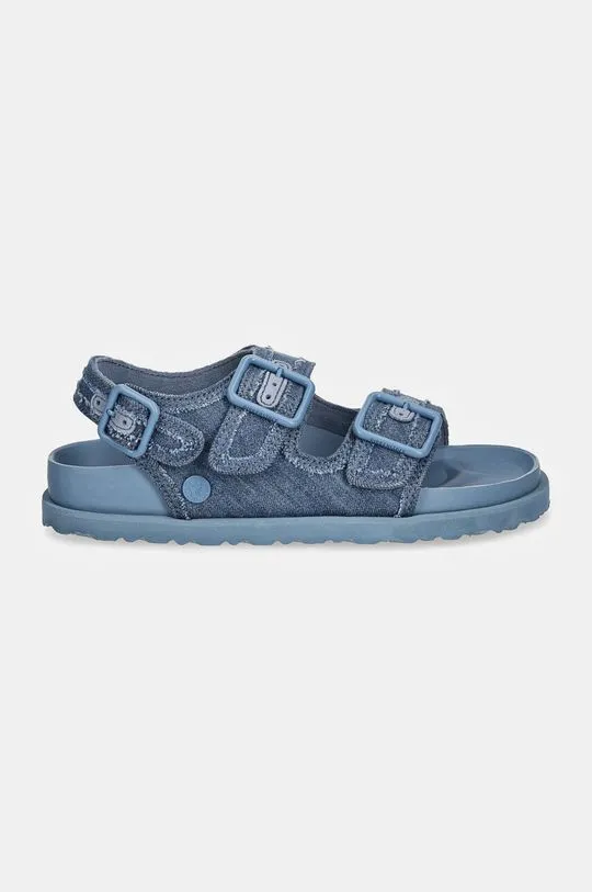 Birkenstock 1774 sandals Milano Stone Washed Denim women's blue color 1028720