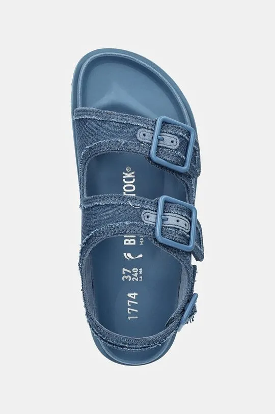 Birkenstock 1774 sandals Milano Stone Washed Denim women's blue color 1028720