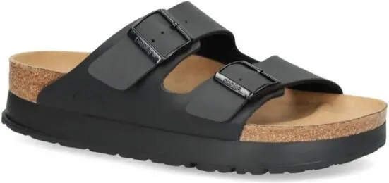 Birkenstock Arizona 25 mm platform slides Black