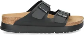 Birkenstock Arizona 25 mm platform slides Black