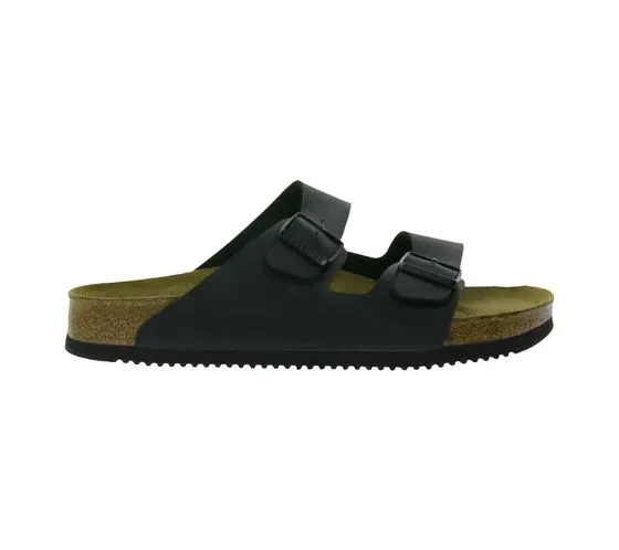 BIRKENSTOCK Arizona Prof Herren Pantoletten Made in Germany normale Weite 1018222 Schwarz