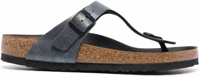 Birkenstock buckle-fastening open-toe sandals Black