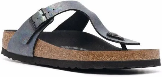 Birkenstock buckle-fastening open-toe sandals Black