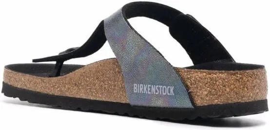 Birkenstock buckle-fastening open-toe sandals Black