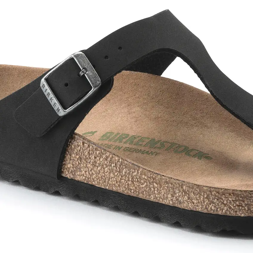 BIRKENSTOCK Gizeh Vegan (Birkibuc Black)