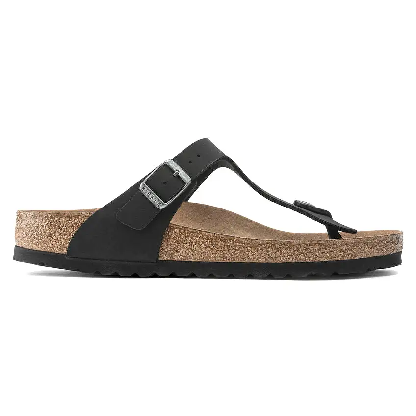 BIRKENSTOCK Gizeh Vegan (Birkibuc Black)