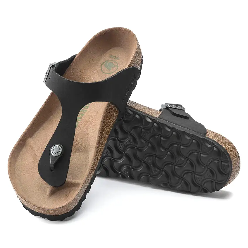 BIRKENSTOCK Gizeh Vegan (Birkibuc Black)