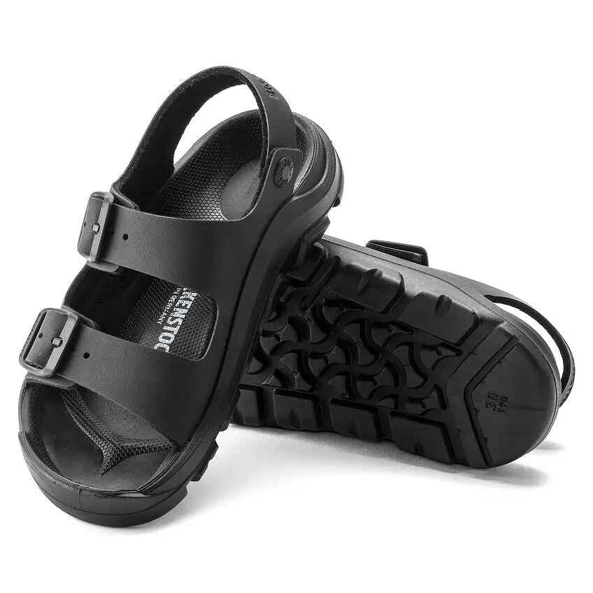 Birkenstock Kids' Mogami Birko-Flor (Black - Narrow Fit)