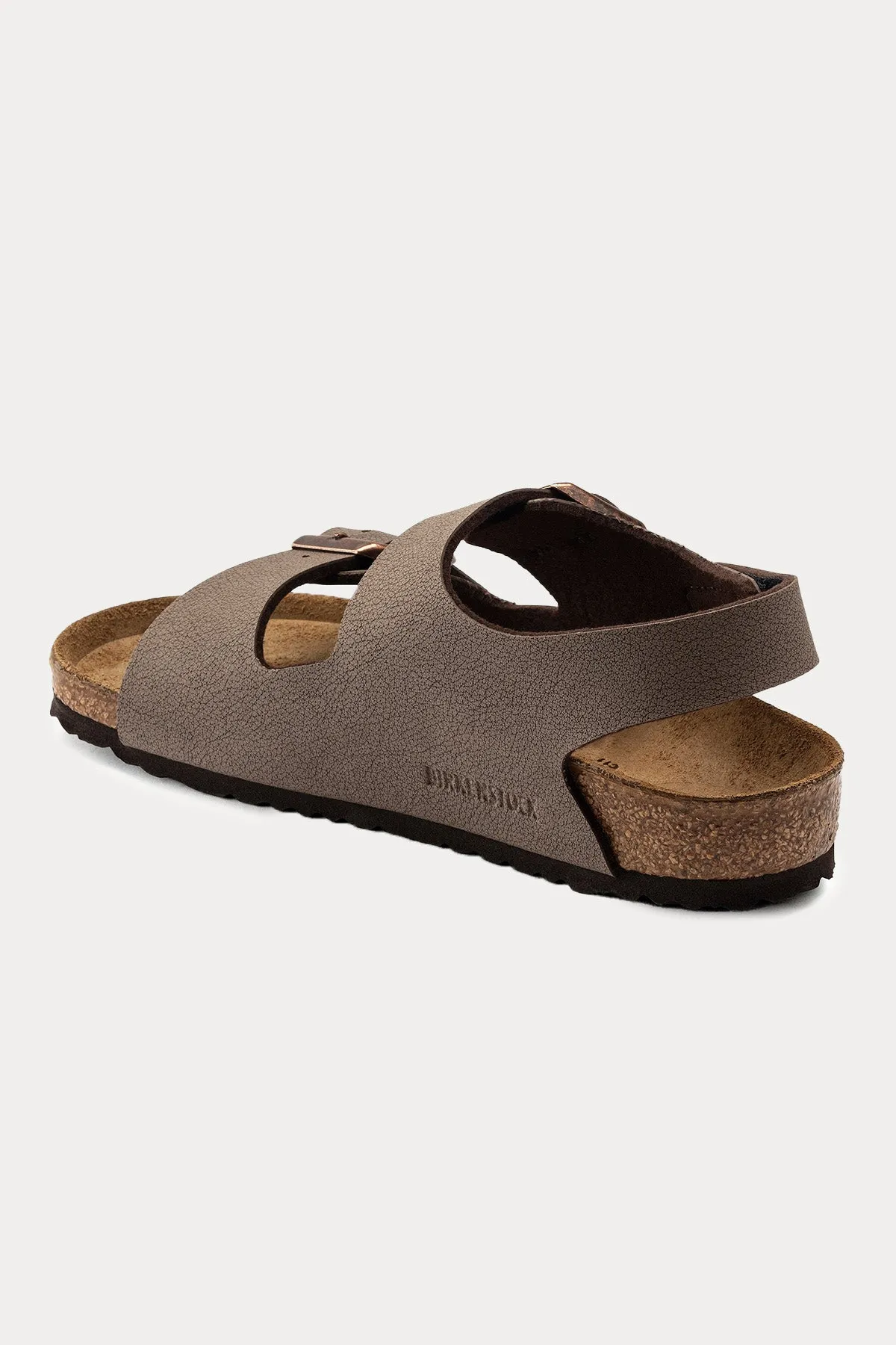 Birkenstock Kids Unisex ocuk Milano Doal Nubuk Deri ift Tokal Sandalet