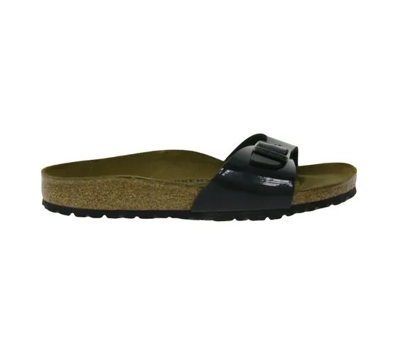 BIRKENSTOCK Madrid Pantoletten Made in Germany Sandale schmale Breite 0040303 Schwarz