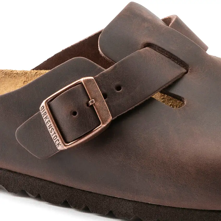 Birkenstock Men's Boston Oiled Leather (Habana - Wide Fit)