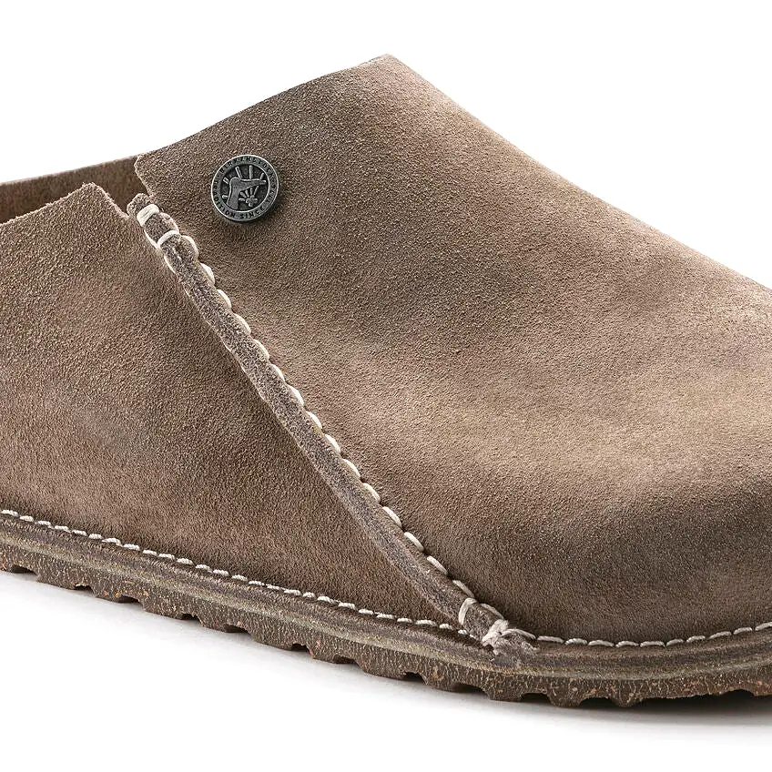 BIRKENSTOCK Men's Zermatt Premium Suede Leather (Gray Taupe - Wide Fit)