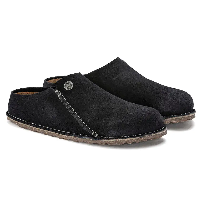 Birkenstock Men's Zermatt Premium Suede Leather (Midnight - Regular Fit)