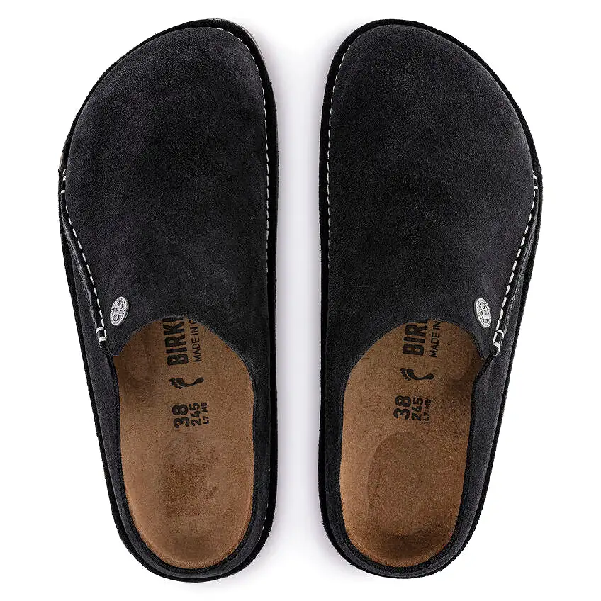 Birkenstock Men's Zermatt Premium Suede Leather (Midnight - Regular Fit)