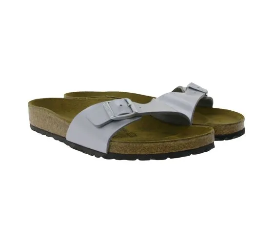 BIRKENSTOCK Mules Madrid Made in Germany sandalia ancho normal 0040411 plata