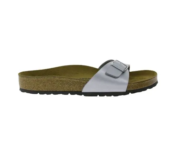 BIRKENSTOCK Mules Madrid Made in Germany sandalia ancho normal 0040411 plata