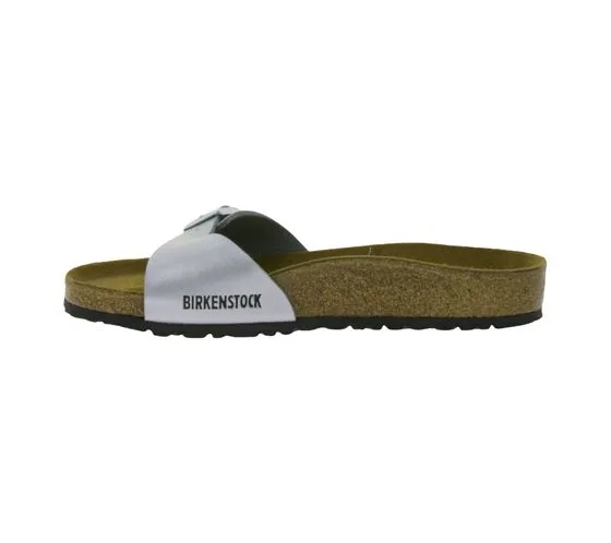 BIRKENSTOCK Mules Madrid Made in Germany sandalia ancho normal 0040411 plata