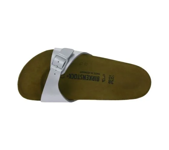 BIRKENSTOCK Mules Madrid Made in Germany sandalia ancho normal 0040411 plata