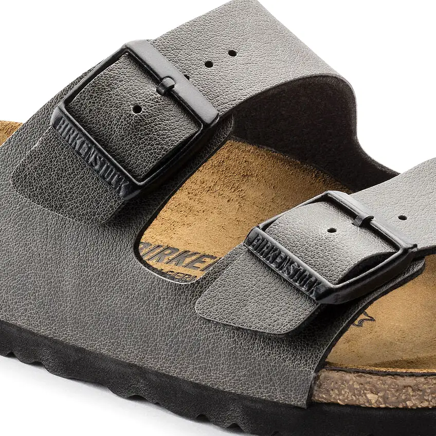 BIRKENSTOCK UNISEX Arizona Birko-Flor (Pull Up Anthracite)