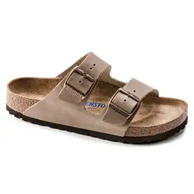 Birkenstock UNISEX Arizona Soft Footbed Oiled Leather (Tobacco Brown - Wide Fit)