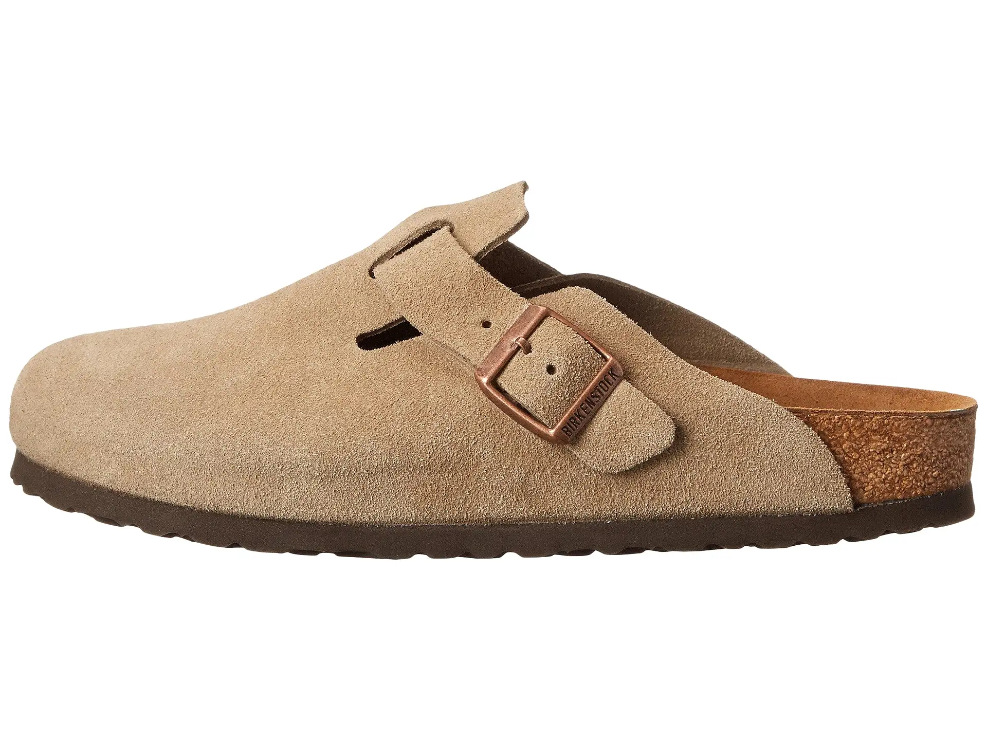 BIRKENSTOCK UNISEX Boston Soft Footbed (Taupe - Narrow Fit)