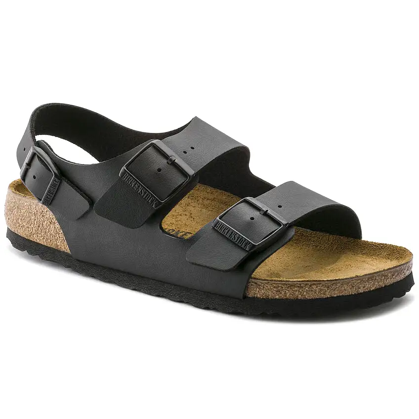 Birkenstock UNISEX Milano Birko-Flor (Black)