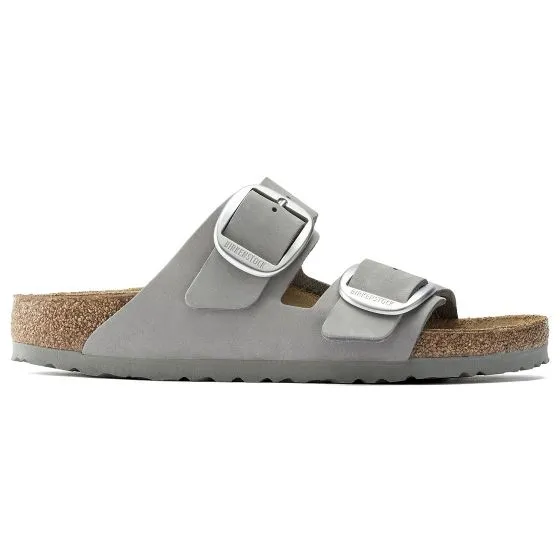 Birkenstock Womens Arizona Big Buckle Dove Gray Sandals - Regular Fit