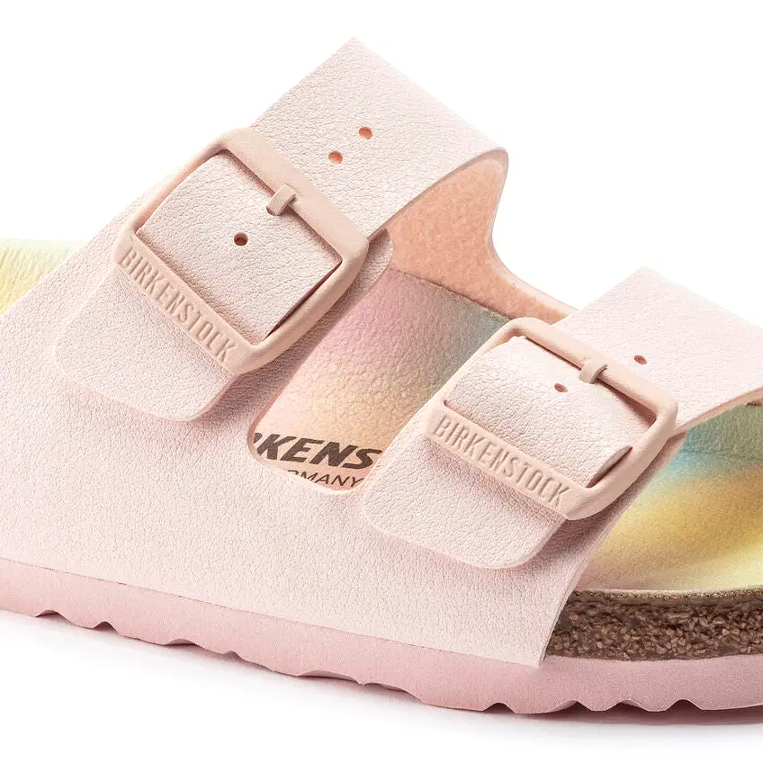 Birkenstock Women's Arizona Vegan Birkibuc (Ombre Light Rose - Narrow Fit)