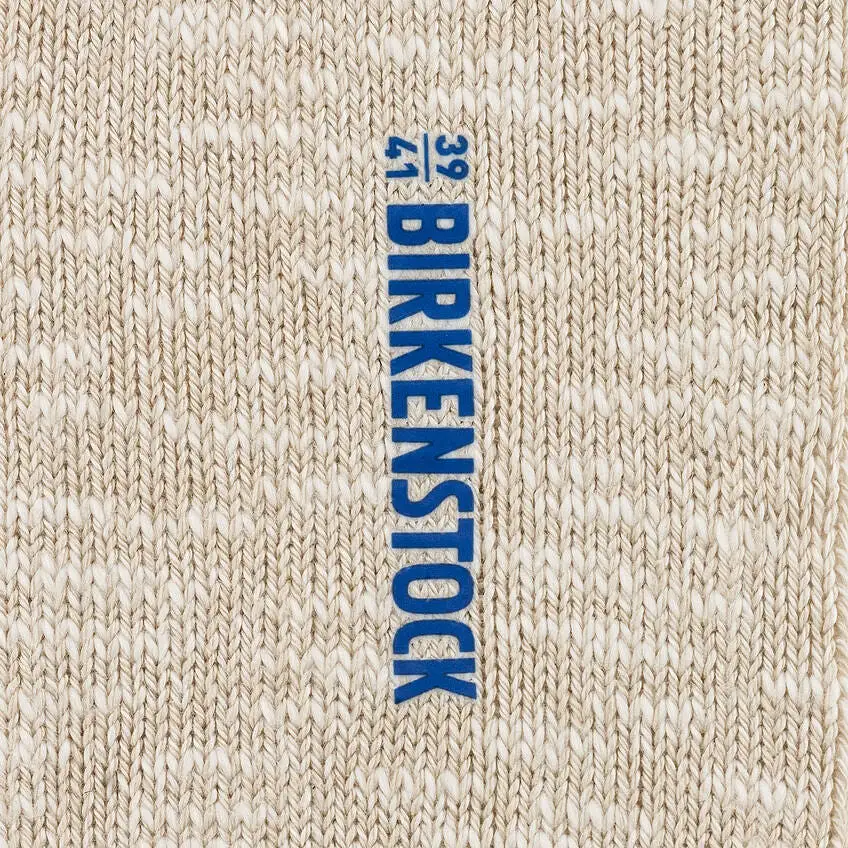 Birkenstock Women's Cotton Slub Socks (Beige/White)