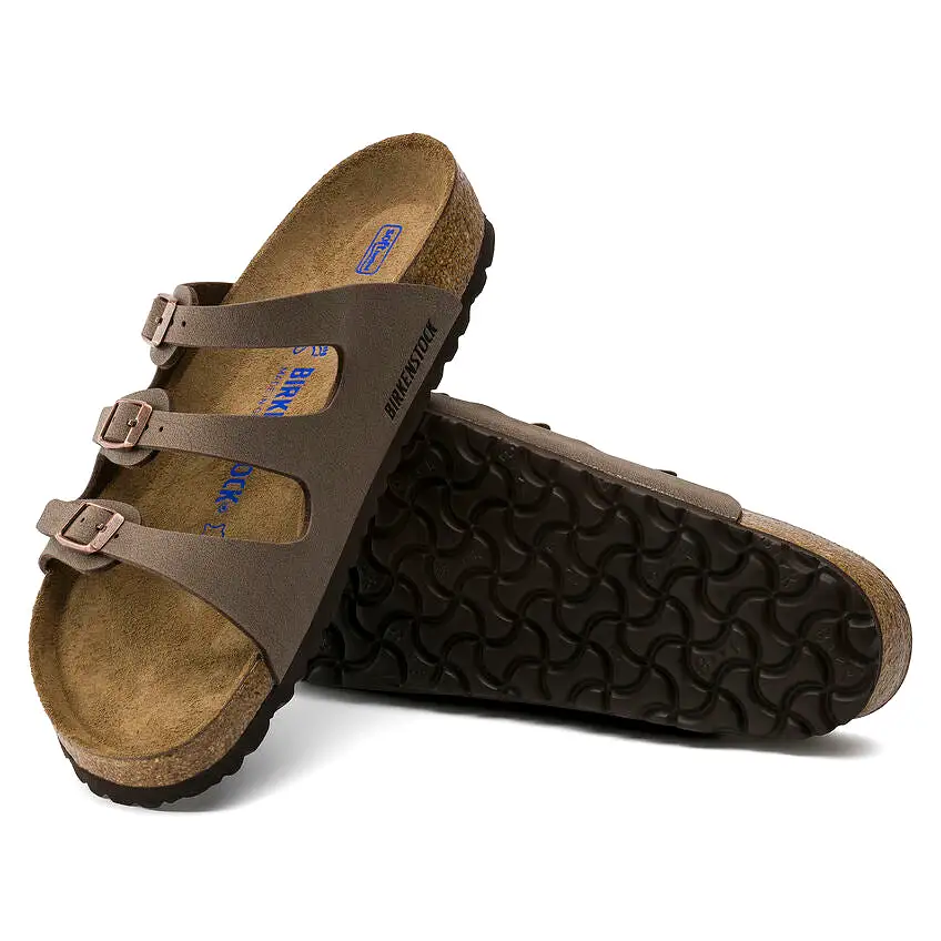 Birkenstock Women's Florida Soft Footbed Birkibuc (Mocha)