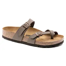 Birkenstock Women's Mayari Birkibuc (Mocha - Regular fit)