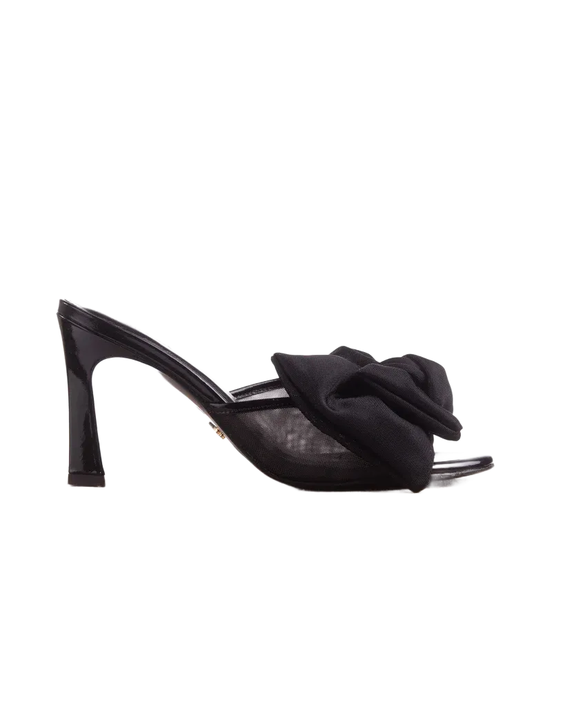 Bow Mule 85 Black Patent