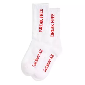 Break Free Socks (White)