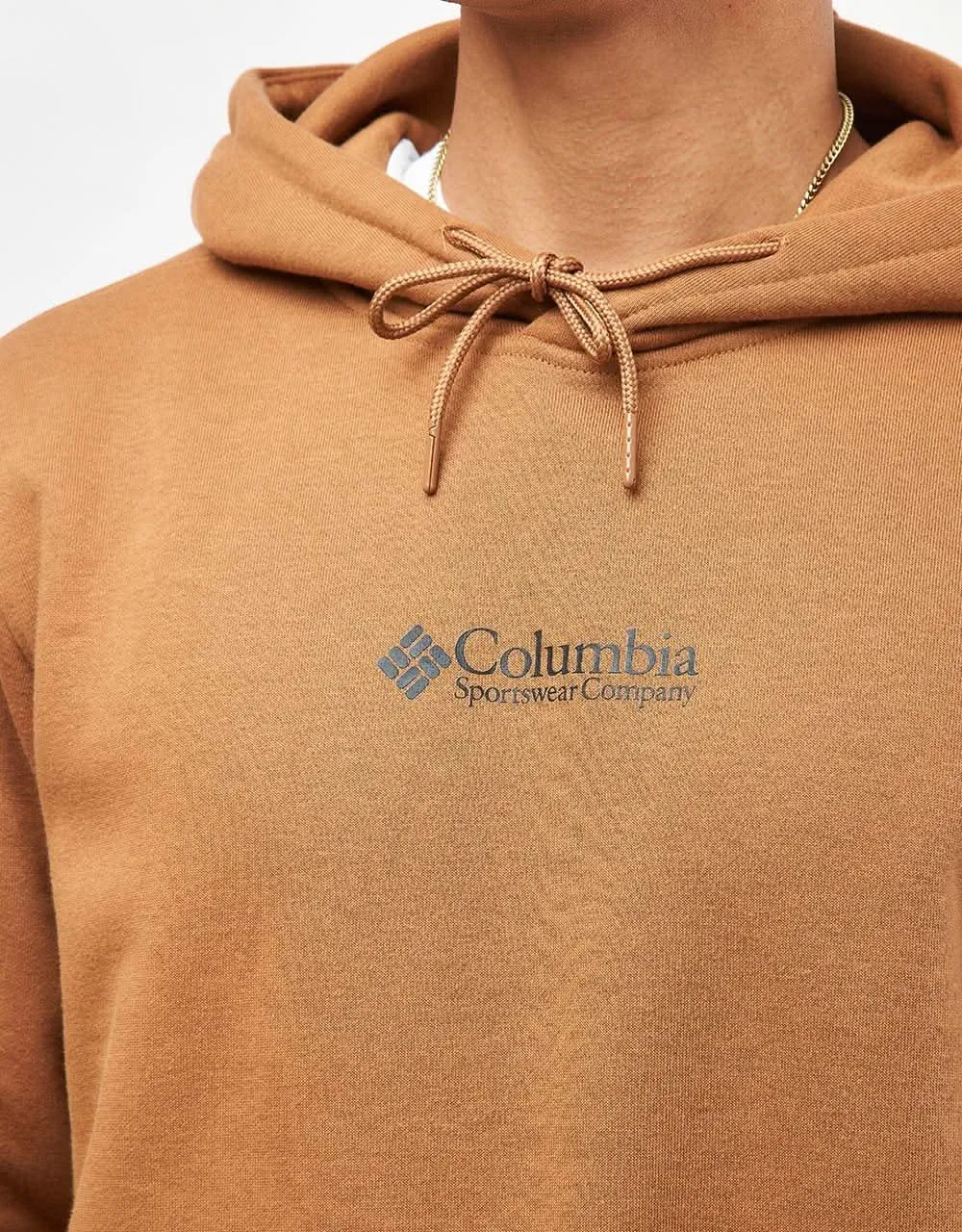 Columbia Meridian Creek Pullover Hoodie - Camel Brown/CSC Center Chest