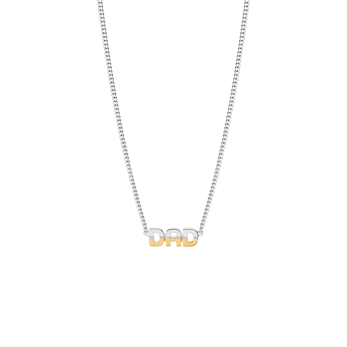 DAD Two-Tone 43 Necklace