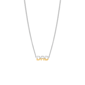 DAD Two-Tone 43 Necklace