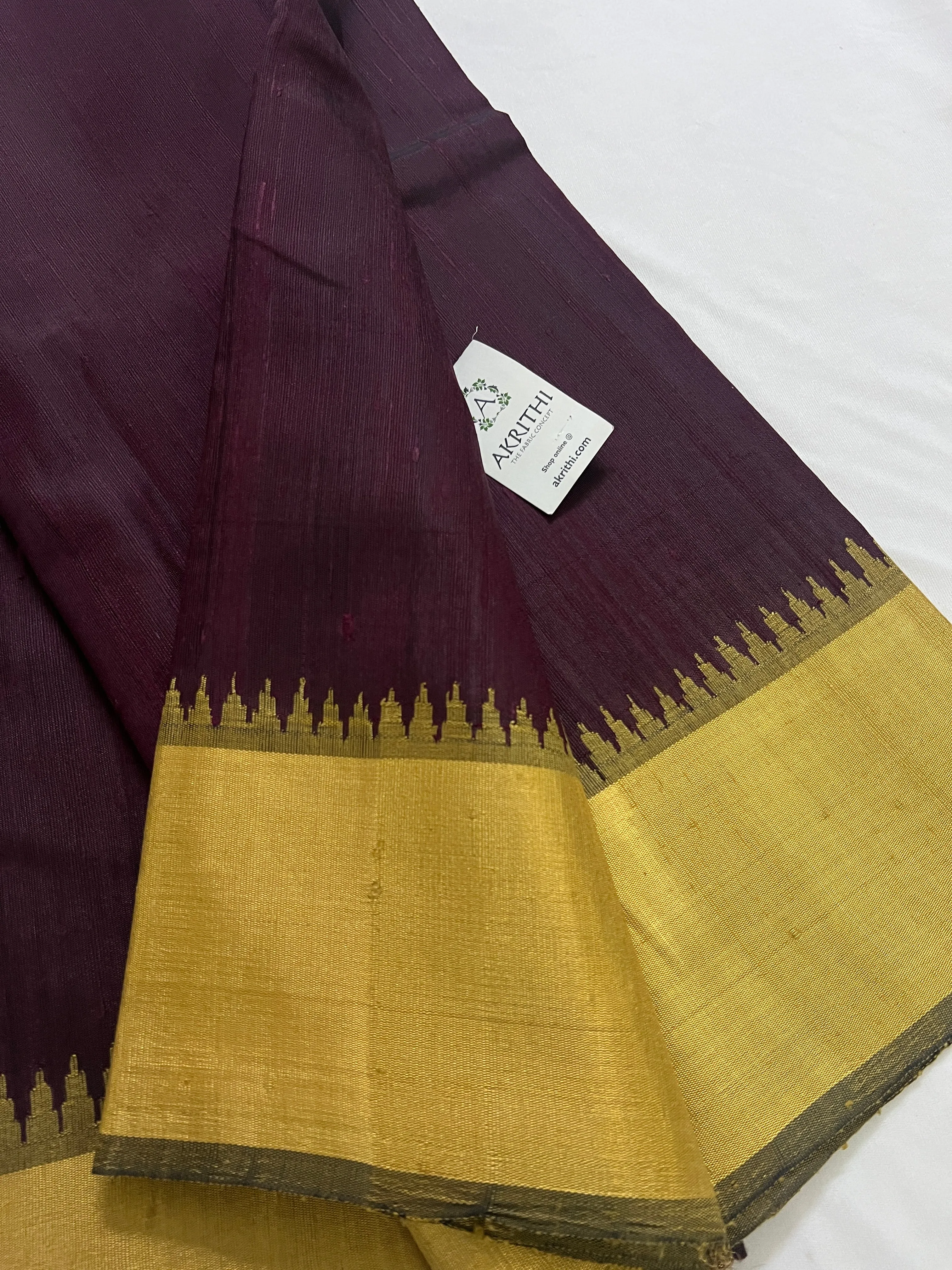 Dupion silk saree