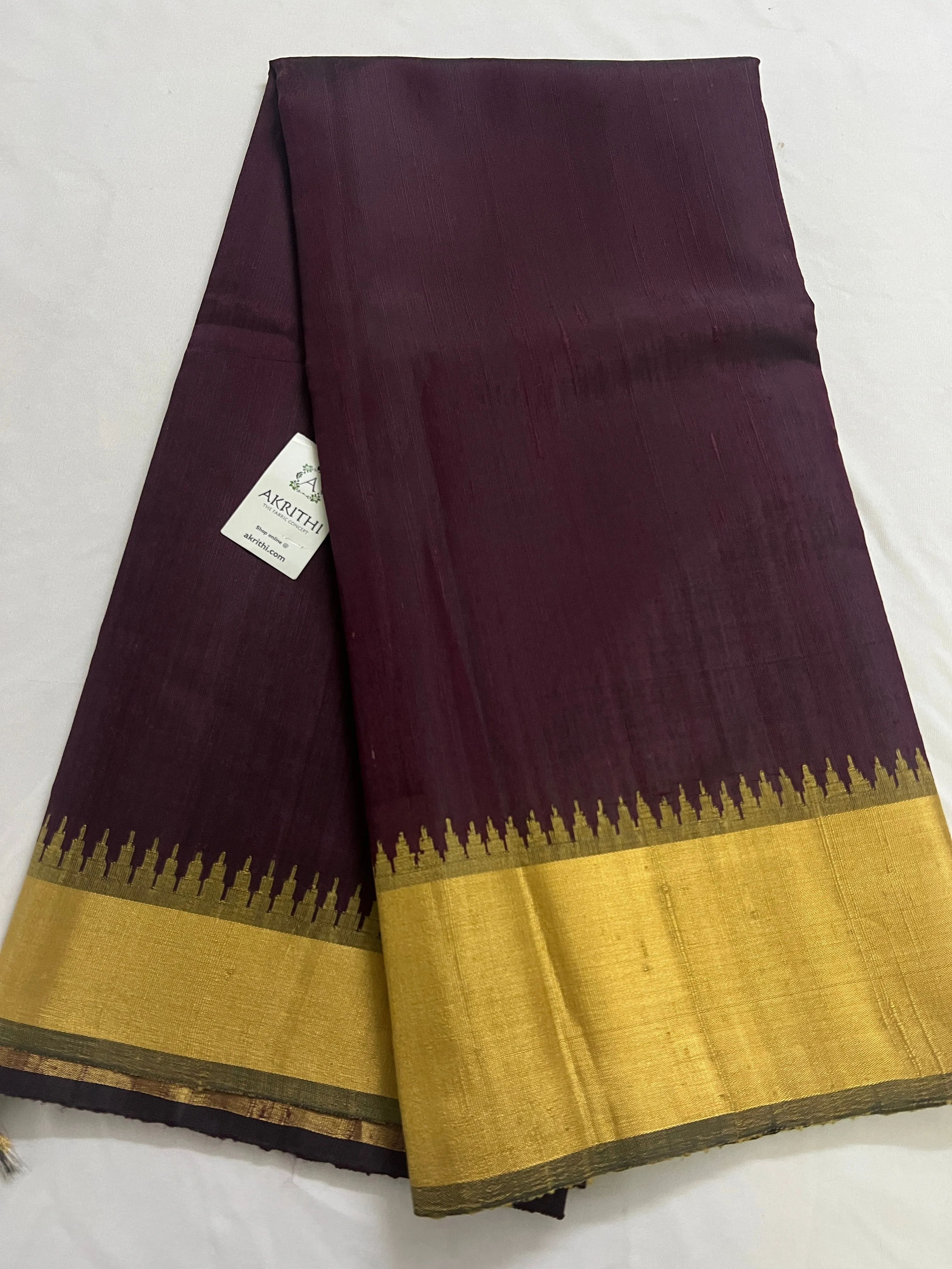 Dupion silk saree