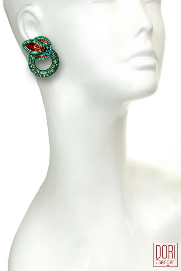 Femme Unique Hoop Clip On Earrings