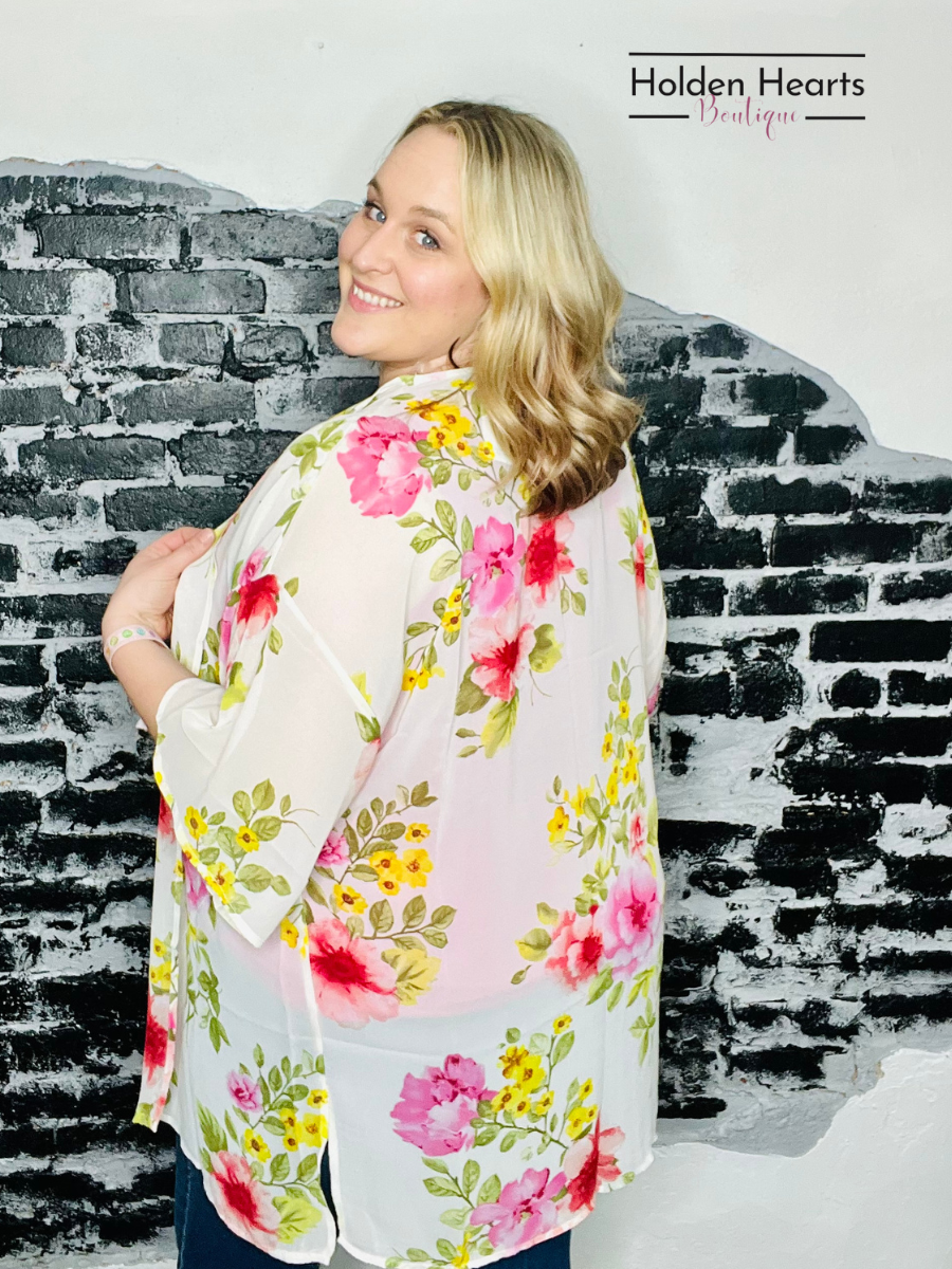 Fields of Flowers Kimono