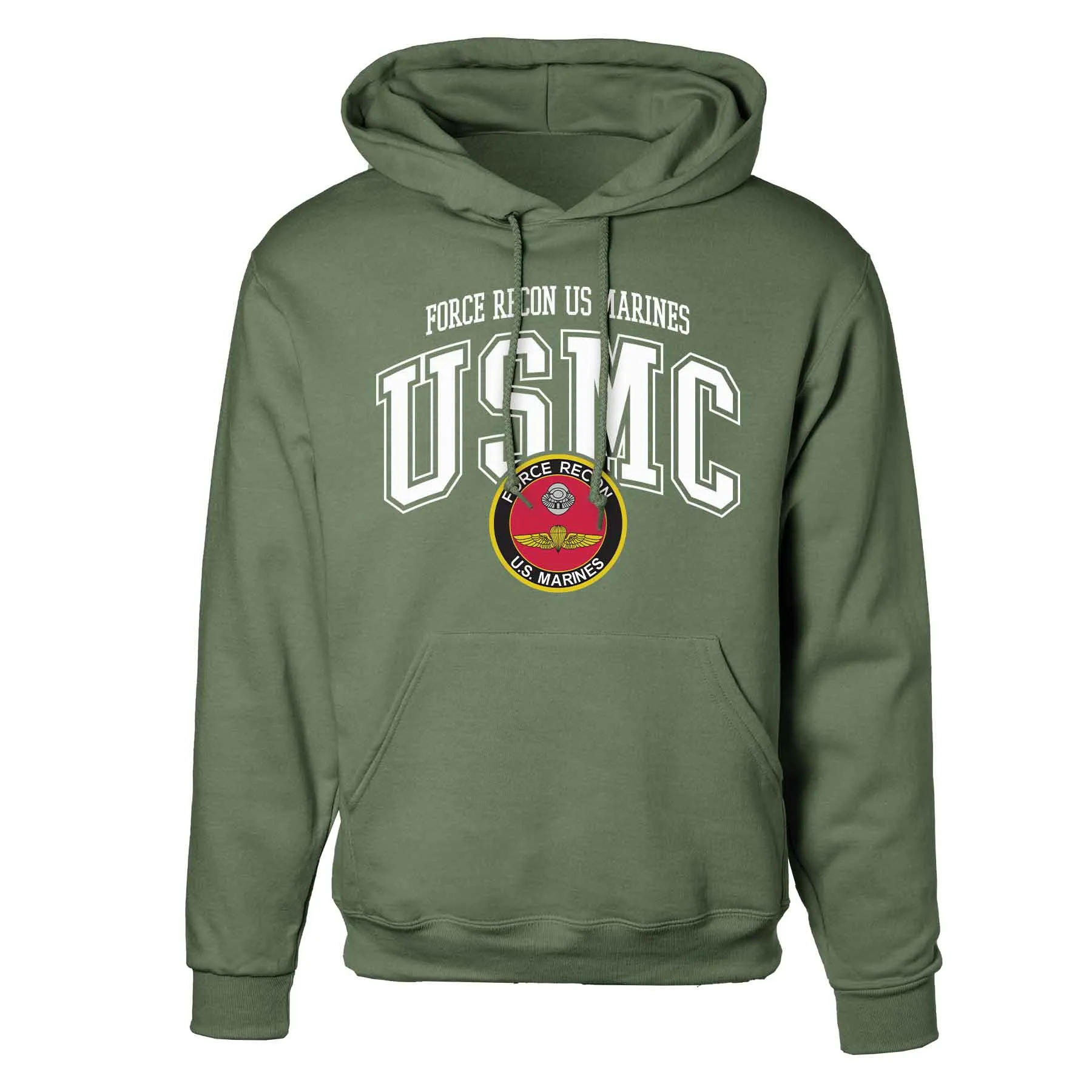 Force Recon US Marines Arched Hoodie